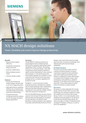 NX CAD MACH pakiety